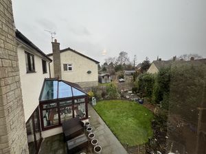 VIEW DOWN INTO GARDEN FROM FF SITTING ROOM- click for photo gallery